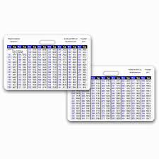 Weight Conversion Chart Adult Range Horz Badge Id Card Pocket Paramedic Nurse Rn 639737643435 Ebay