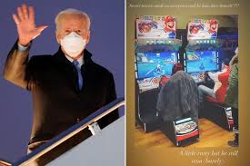 You may be able to find the same content in another format, or you may be able to find more information, at their web site. Biden Plays Mario Kart With Granddaughter At Camp David