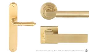 Many simple, or modern style lever handles are not handed. Finishes