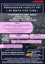 Selamat datang ke laman web rasmi. Sijil Kecekapan Pengurusan Skp Pengurusan Fasiliti F01 40 Mata Ccd Cidb