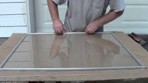 The 3/4 version is extremely simple to make since you can use standard 1x material to make your diy. Replacing Storm Window Glass Youtube