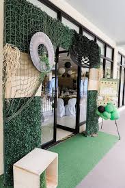 Everyone can join in the fun whether 1 year's old or aged 100. Camouflage Military Themed Birthday Party Kara S Party Ideas Military Party Army Party Decorations Army Party