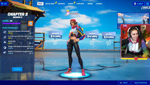 Loserfruit is giving an early look at her upcoming skin on stream :  r/FortNiteBR