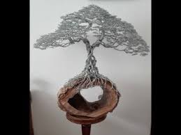 Waves windswept tree wire art tree sculpture, 8 inches tall. Making Of Giant Wire Tree Timelapse Youtube