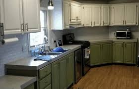 repair and paint mobile home cabinets