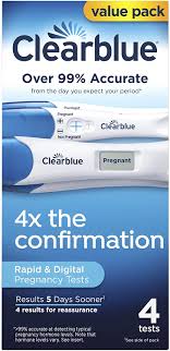 Amazon Com Clearblue Clearblue Pregnancy Test Combo Pack 4ct 2 Digital With Smart Countdown 2 Rapid Detection Value Pack Everything Else