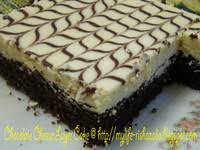 Kek lumut cheese versi bakar. Resepi Kek Coklat Cheese