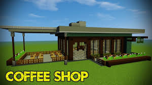 The interior of it is a espresso store, but the thought can be used for multiple th. Minecraft Modern Shop Tutorial Youtube