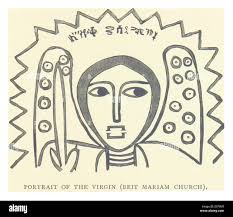 Portrait virgin mary Cut Out Stock Images & Pictures