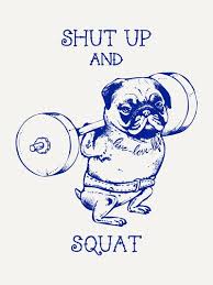 Pug Squat Art Print By Huebucket Society6 Shut Up And Squat Squats Pugs