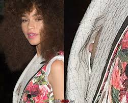 Zendaya Nipple Slip Behind-The-Scenes Of A Photo Shoot