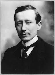 Guglielmo Marconi, 1874-1937 portrait photograph, facing left