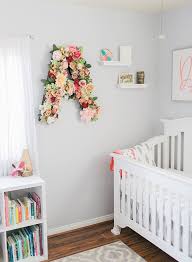 Girly Nursery With Bohemian Accents Inspired By This Girly Nursery Diy Nursery Decor Girl Coral Nursery