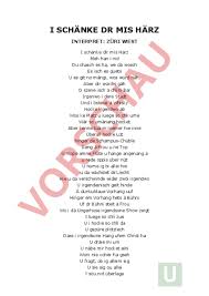 Sydneyfox email am ci schänke dir mis härz, meh han i nid du chasch es. Arbeitsblatt Songtext Ich Schanke Dir Mis Herz Musik Singen Lieder