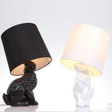 Maybe you would like to learn more about one of these? Buy Modern Moooi Rabbit Desk Lamp Black White Luminaria De Mesa Kids E27 Head Of Bed Lampara Para Leer 110v 220v Table Lamp Free In Cheap Price On Alibaba Com
