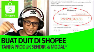 Sebenarnya bisnes online tanpa modal ini merupakan satu cara bagaimana anda boleh menjalankan sesuatu perniagaan tanpa mengunakan modal yang terlalu banyak. Buat Duit Di Shopee Tanpa Produk Sendiri Tanpa Modal Besar Sebagai Dropship Bisnes Shopee Youtube