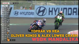 Bersaing Sengit Toprak Dan Rea, Oliver Konig Dan Alex Lowes Crash