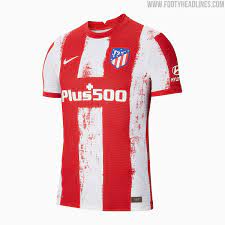 Besonders auffällig sind die farbenfrohen ärmel. Atletico Madrid 21 22 Home Away Third Fourth Kits Unveiled Footy Headlines
