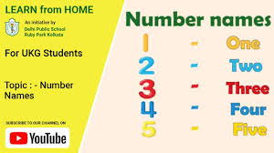 Ukg Number Names Learn Numbers With Spelling Maths Concept For Kids Dps Ruby Park Kolkata Youtube