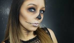 how to do simple skull makeup