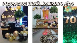 Fiesta de años para hombre. Cumpleanos Hombre 70 Youtube