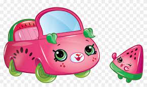 Print free santa claus coloring pages this christmas. Shopkins Season Cutie Cars Motor Melon Clipart 714586 Pikpng