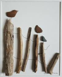 Diy Vogel Auf Dem Zaun Mit Asten Und Steinen Dein Fence Fence Backyard Fence Design Fence Diy Fence Ideas Handgemac In 2020 Pebble Art Driftwood Art Rock Crafts