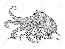 epingle sur octopuses coloriage ours lune