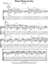 How To Play River Flows In You On Piano Yiruma River Flows In You Guitar Tab In A Major Download Print River Flow In You Guitar Tabs Guitar Tabs Acoustic