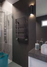 These affordable contemporary towel rails can reduce the chill and also help decrease the dampness in an. Terma Alex Designer Towel Rails Modern Grey In 2020 Towel Rail Electric Towel Rail Bathroom Radiators