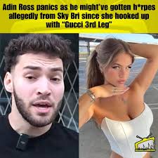 The entertainment community is panicking right now after getting with these  OF girls 😂 #AdinRoss panics as he might've gotten h*rpes allegedly from Sky  Bri since she hooked up with “Gucci 3rd