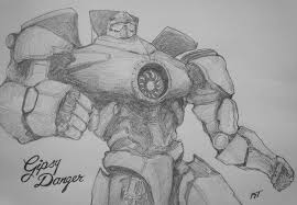 Pacific Rim Gipsy Danger Jaeger By V3t1k Pacific Rim Gipsy Danger Robot Sketch Its taken me just over a year on/off to complete gipsy. pacific rim gipsy danger jaeger by