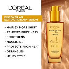 So gut fühlt sich richtige hautpflege an! Buy L Oreal Paris Extraordinary Oil Hair Serum For Women And Men 100 Ml Online At Low Prices In India Amazon In