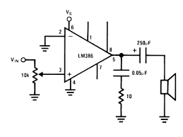lm386 ganho 20x amplificador amplificador de guitarra amplificador de audio