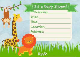 Baby Shower Invitation Jungle Theme Frugal Fanatic Safari Baby Shower Invitations Jungle Baby Shower Invites Free Baby Shower Invitations