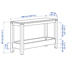 Havsta Console Table Gray 39 3 8x13 3 4x24 3 4 Ikea Console Table Ikea Gray Console Table