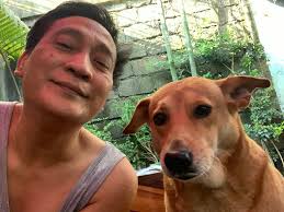 ❤️ Early selfie with my bunsong furry angel kong Totsie sa hardin ni eden!  ❤️