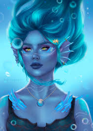 Me and my elves, no matter the game I always play elves hahah I would like  to share with you my sea elf Naerys 🐚💙 If you like the style and would