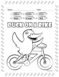 Duck On A Bike Activities Duck On A Bike David Shannon Activities