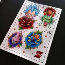 To find a perfect tattoo, you should scroll down to see all collected ideas. Dragon Ball Z Tattoo Flash Sheet 2 Z Tattoo Tattoo Flash Sheet Dragon Ball Tattoo