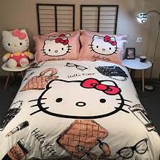 The bedding is made of a lovely soft 100% cotton. Buy Hello Kitty Blanket Queen Size Off 59
