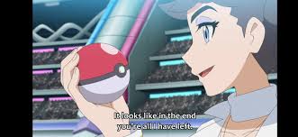 They definitely did Diantha dirty in this battle. The battle starts, Ash,  Goh, and Cynthia get distracted by a side character and have to leave, then  they come back to this like