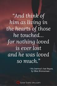 Funeral Quote For Brother From The Poem His Journey S Just Begun By Ellen Brenneman Tattoosformen Grieving Quotes Brother Poems Funeral Poems