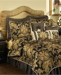 Austin Horn Classics Lismore Black 3 Piece Luxury Comforter Set Bedding Luxury Comforter Sets Luxury Bedding Comforter Sets