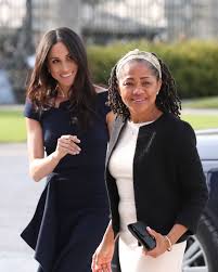 Meghan's coat and matching dress. Who Is Doria Ragland Facts About Meghan Markle S Mom