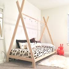 full size teepee bed frame made in us cool bed frames diy twin bed twin bed frame