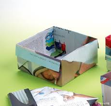 折り紙 origami 簡単リサイクル 新聞紙やチラシで作れるエコなゴミ箱の折り方 ぬくもり 箱 脳活性 簡単 リサイクル 新聞紙 チラシ エコ ゴミ箱 手作り 作り方 ハンドメイド 手芸 nukumore パッチワーク バッグ 折り紙の箱 バッグの作り方