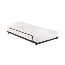 It's a smart option for homeowners who wanted to save both space and. Lpd Furniture Olivia Black Metal Trundle Bed From The Bed Station