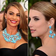 Golden Globes Blue Jewelry Trend