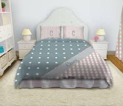 Light Blue Girls Comforter Set Queen King Or Twin With Plaid Polka Dots 41 Eloquent Innovations